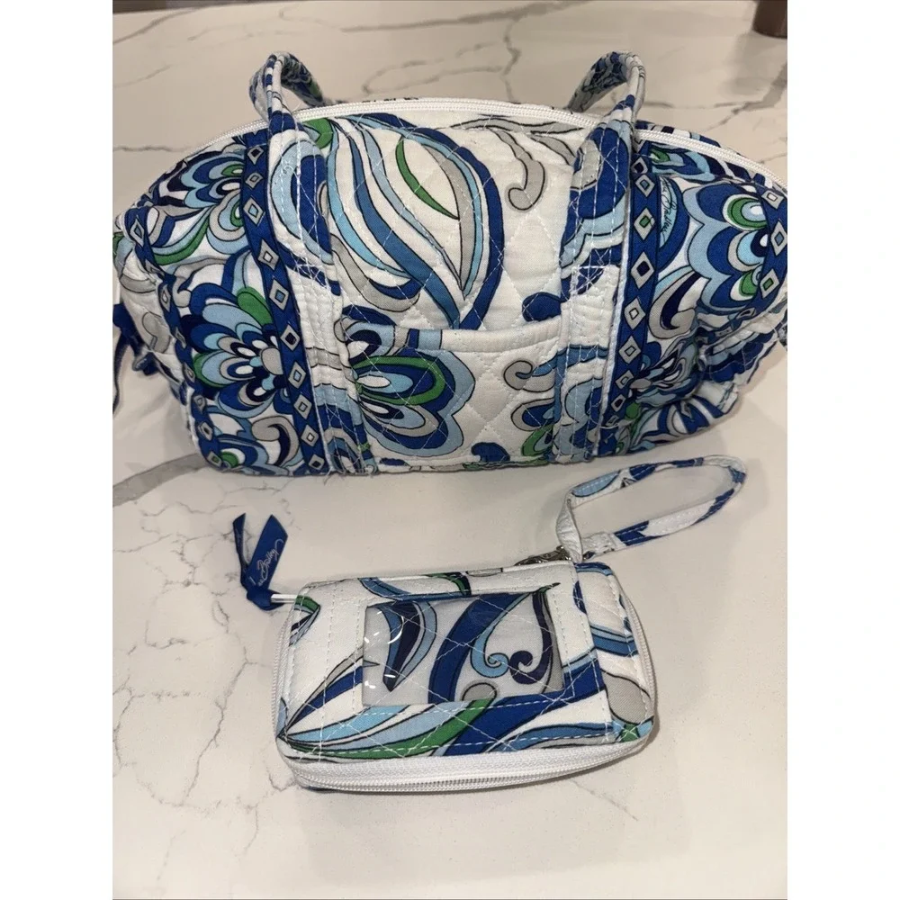 Preppy/ Classic/ Vera Bradley shoulder bag and wallet